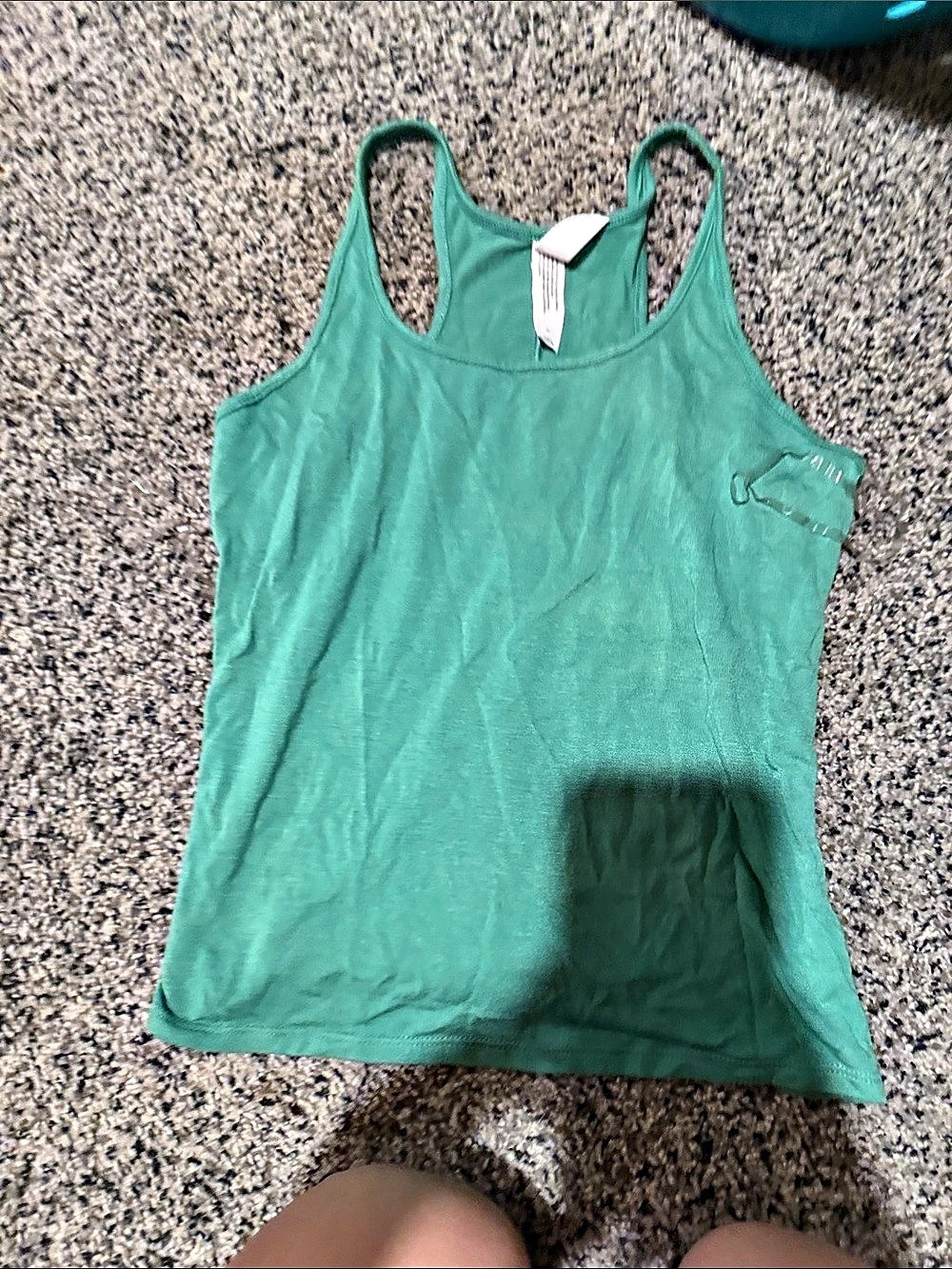 Auden Women'Small Jersey Pajama Tank Green Small